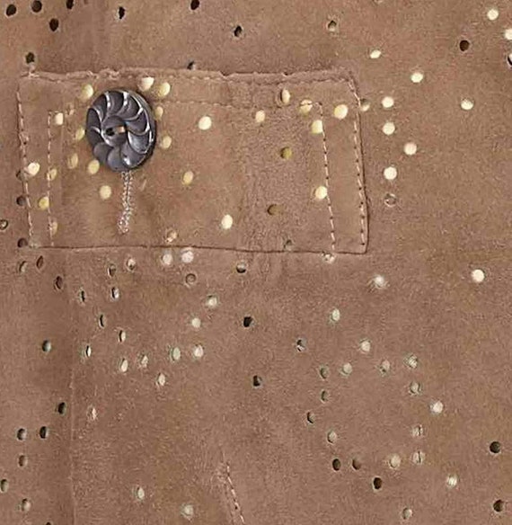 1989 Runway Documented Alaïa Khaki Leather Jacket - image 3