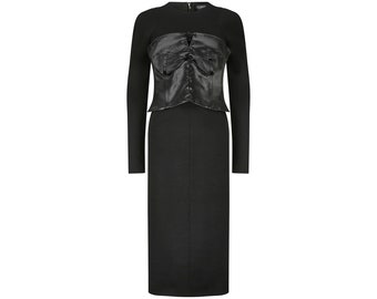 90s tom ford dress Vintage 1998 Tom Ford for Gucci Runway 'Gisele' Nude Illusion Tulle Low-Cut  Plunge Gown