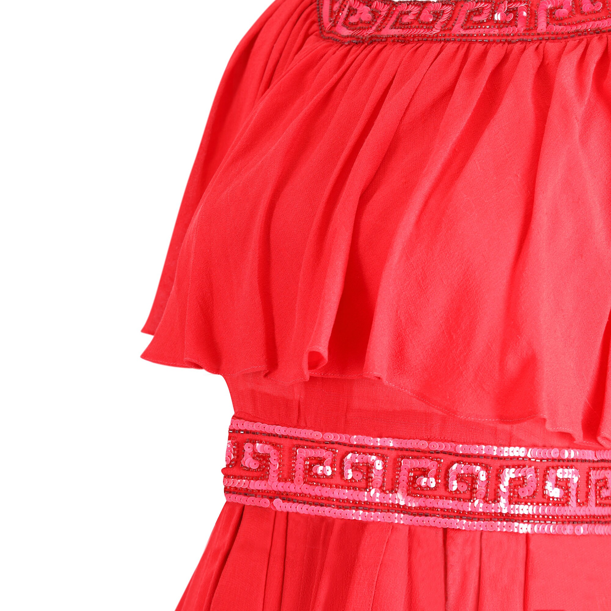Ted Lapidus 1970s Flame Red Couture Dress Etsy