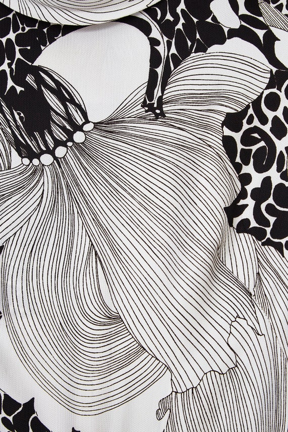1970s Aubrey Beardsley Inspired Monochrome Print … - image 3