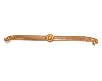 1980s Chanel Gold Medallion Necklace