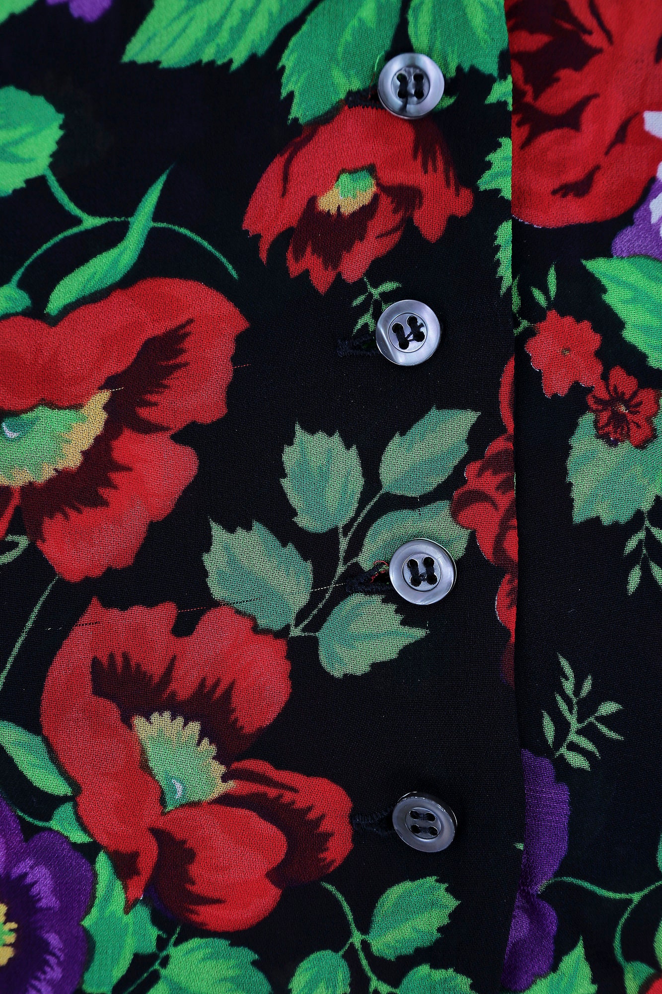 1994 Dolce and Gabbana Floral Trumpet Sleeve Crop Top - Etsy