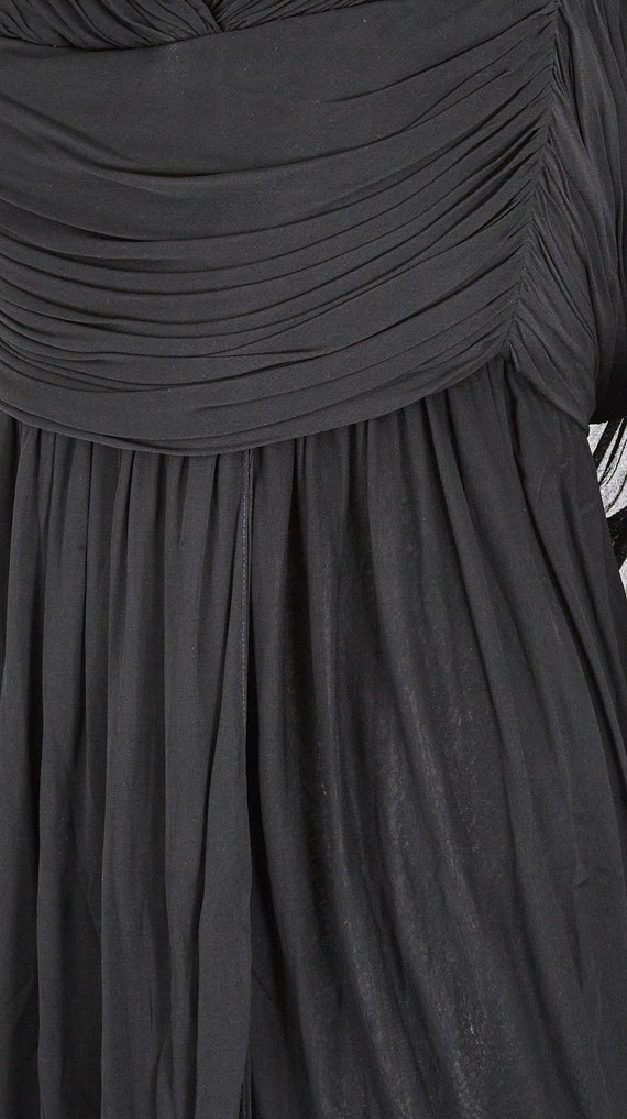 1970s Halston Black Label Couture Jersey Dress - image 4