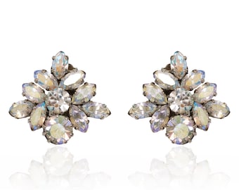 1950s Schoffel & Co Crystal Earrings