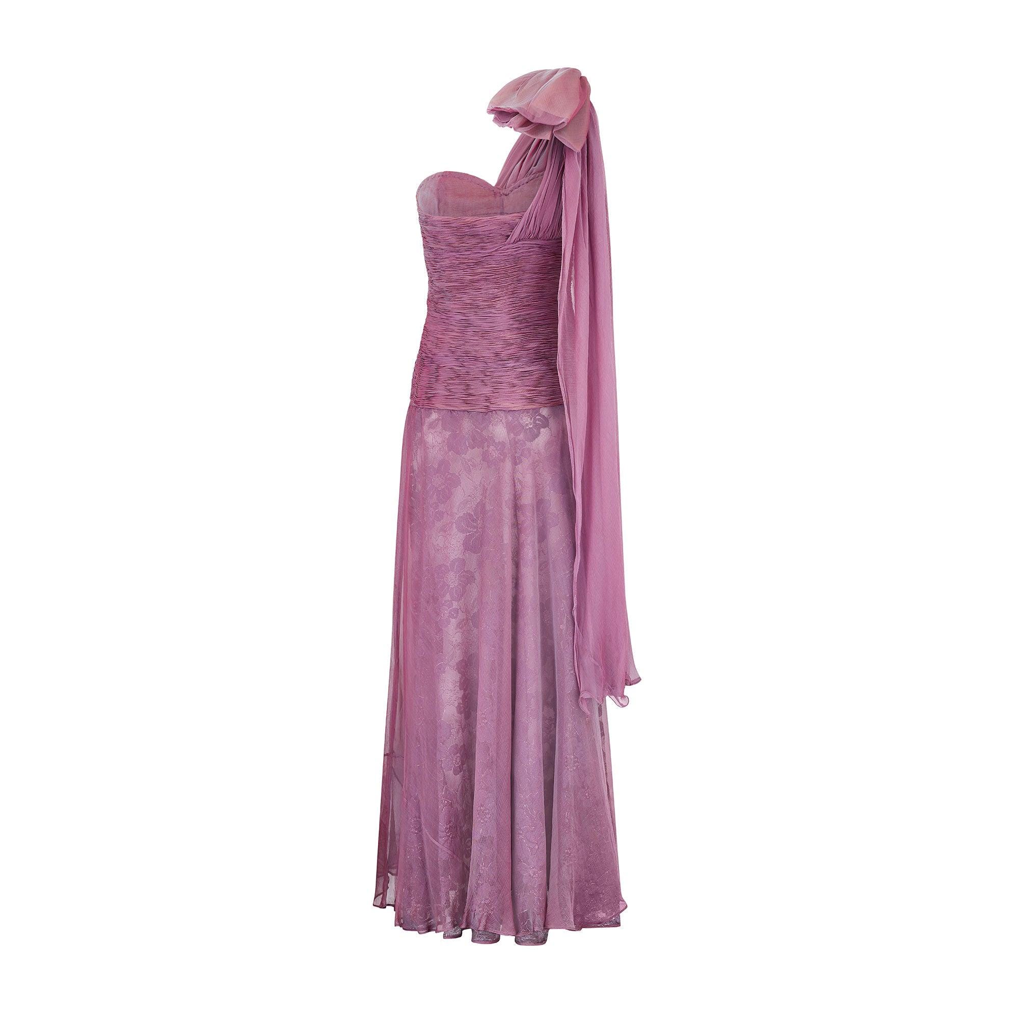 valentino purple dress Valentino Garavani Double-Breasted Midi Dress
