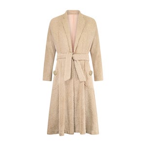1950s Rensor Beige Bouclé Swing Coat