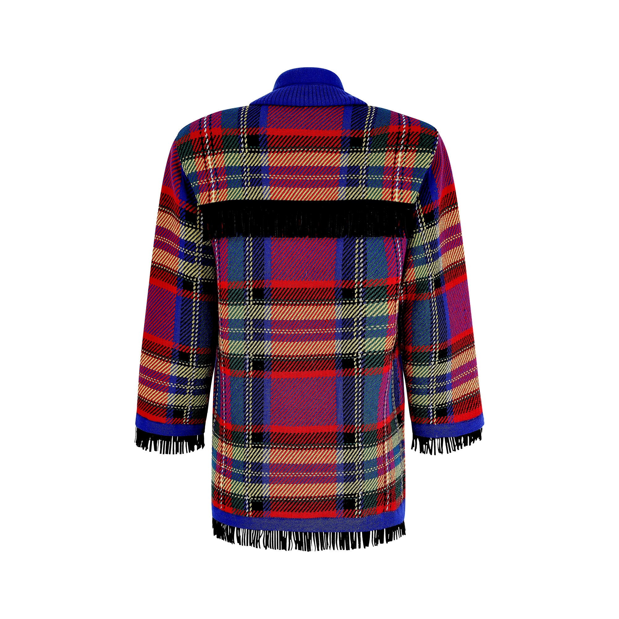 1992 Runway Yves Saint Laurent Tartan Wool Jacket - Etsy