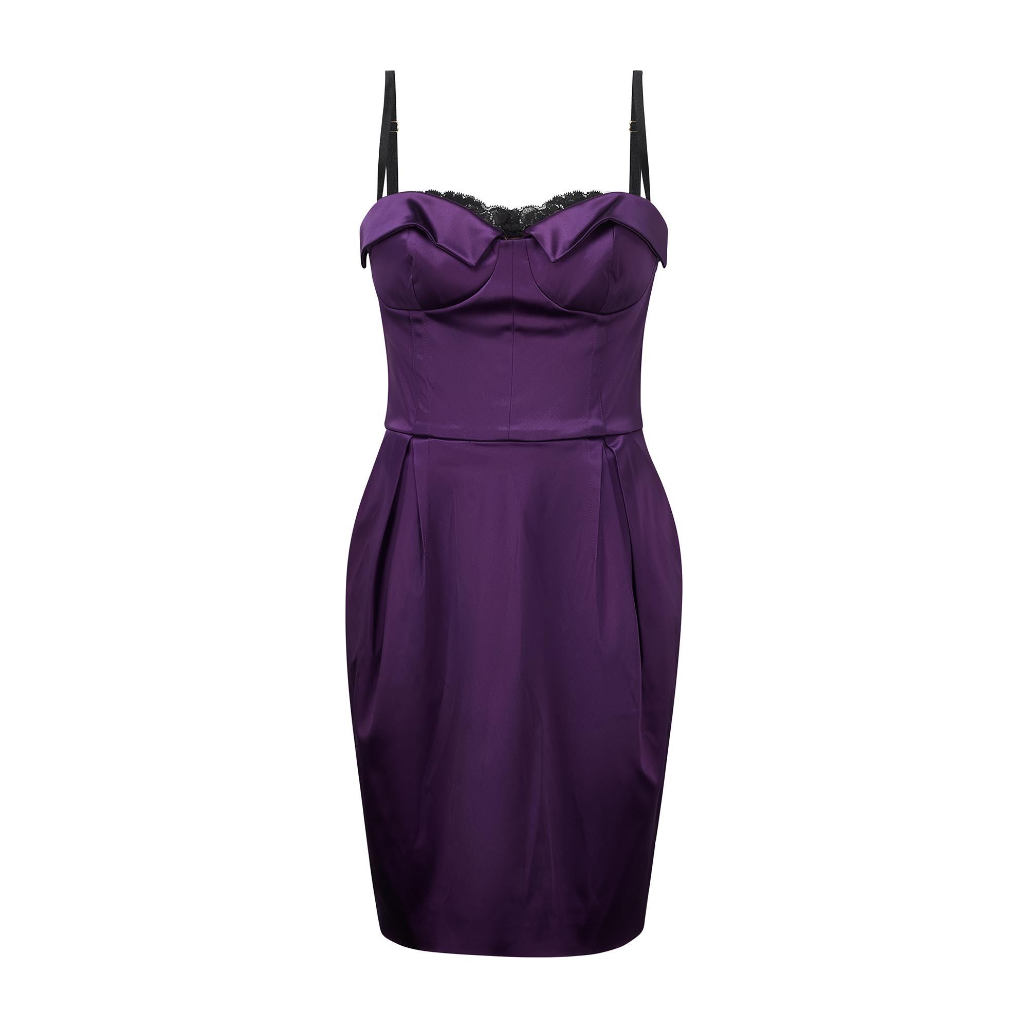 Dolce Gabbana Purple Dress - Etsy