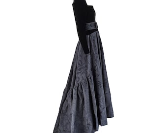 イヴ・サンローランのガウン / 1986年 YSL ベルベット レース イヴ・サンローランのガウン / 1986年 YSL ベルベット レース