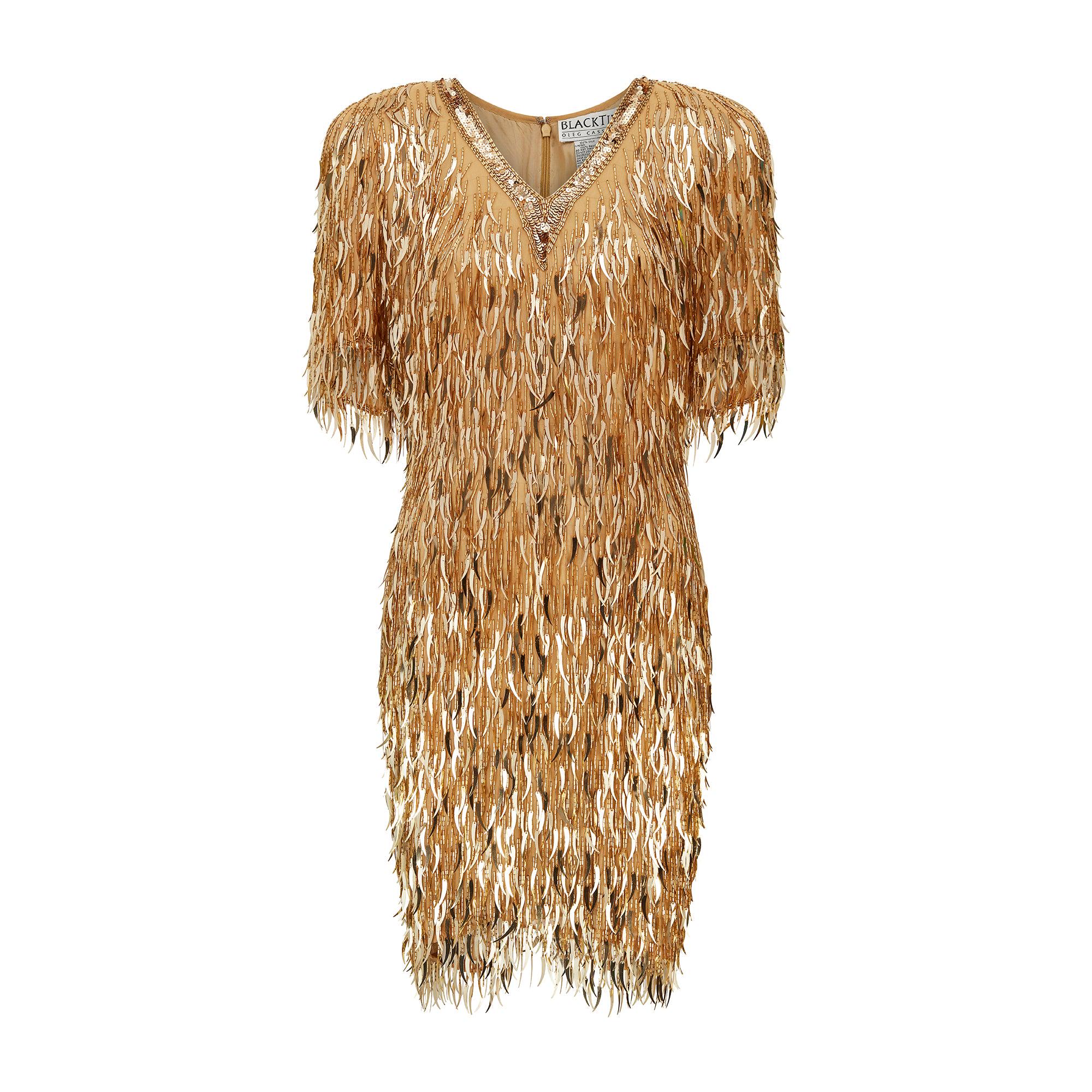 slim fit dress slacks Center of Attention Gold Sequin Dress – Ellaé Lisqué main image 1