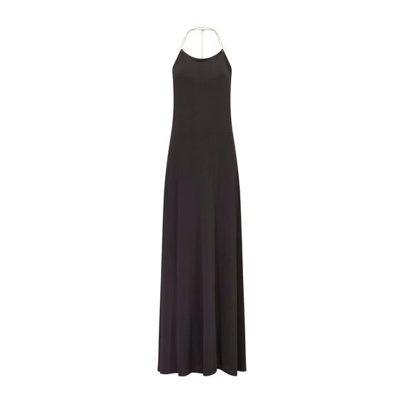 nicole farhi silk dress Nicole Farhi - Silk Chiffon Tropical Print Wrap Dress with Mermaid Hem,  Green, 6
