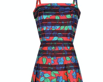 Sukienka Paul Jonas z lat z kwiatowym nadrukiem i czarnymi