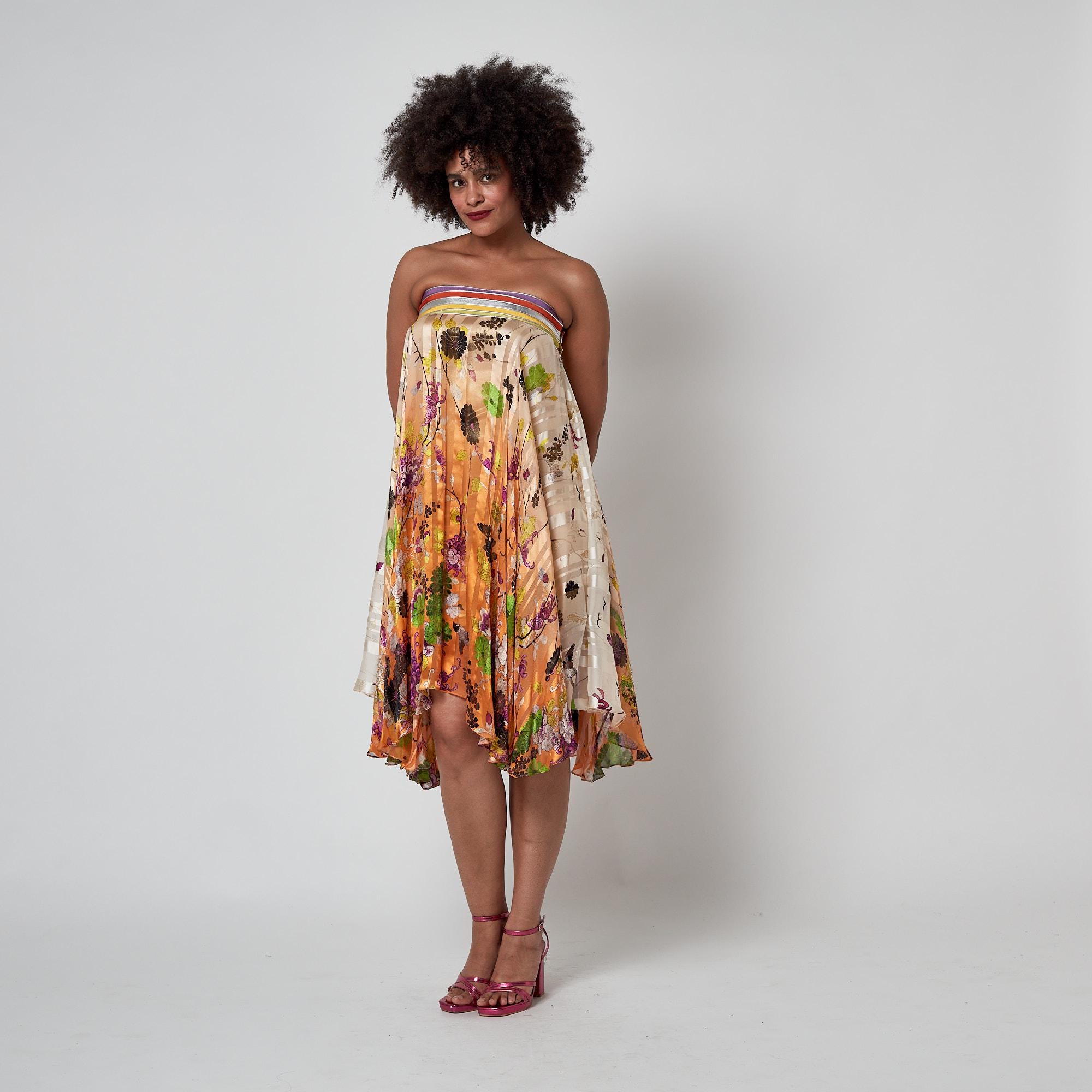 Jean Paul Gaultier Runway Documented Silk Floral Print Dress - Etsy