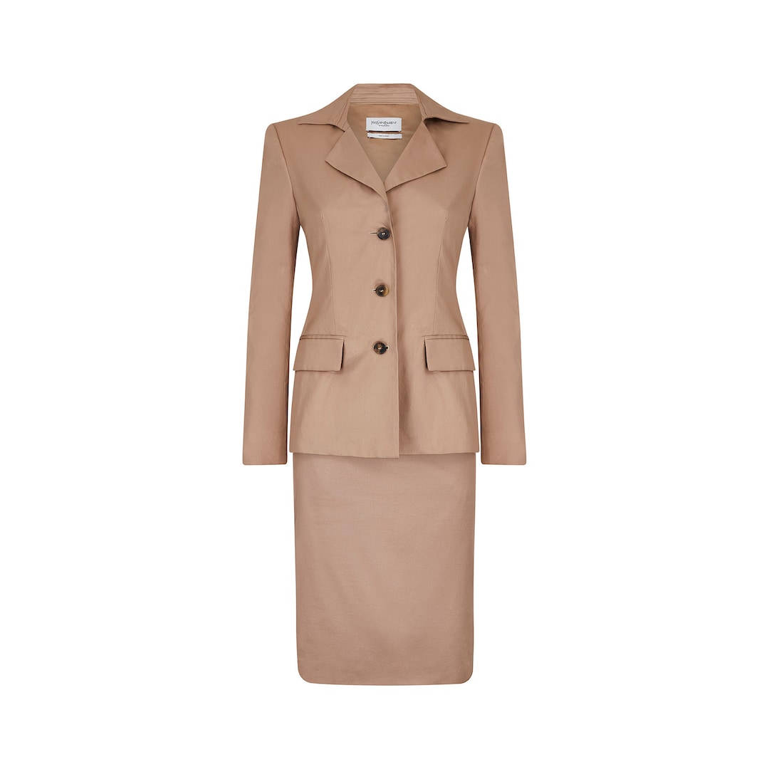 2002 Tom Ford for Yves Saint Laurent Safari Collection Suit