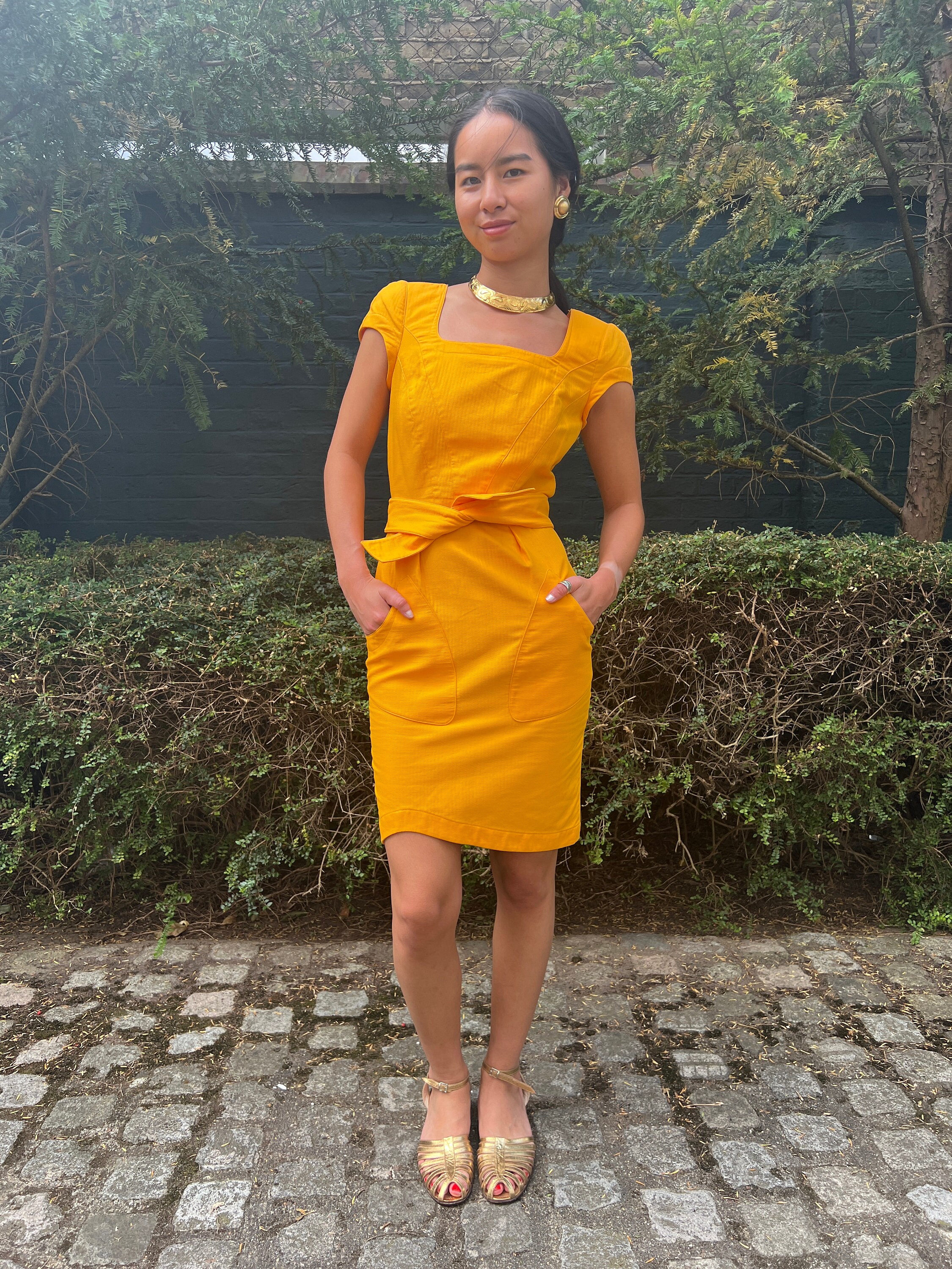 gold glamour dress Golden Glamour, our full sequined golden dress — Hanayen Couture main image 0