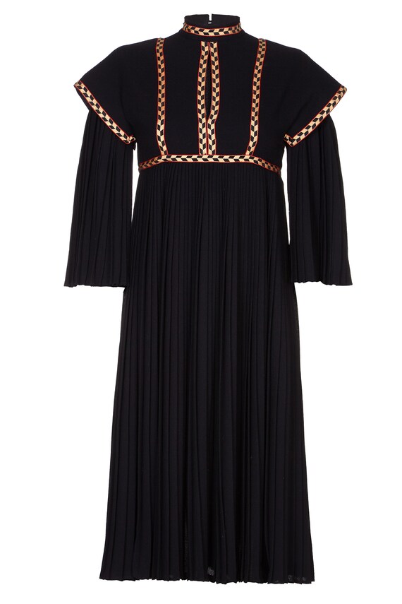 Rare Early Bill Gibb 1970s Renaissance Style Black