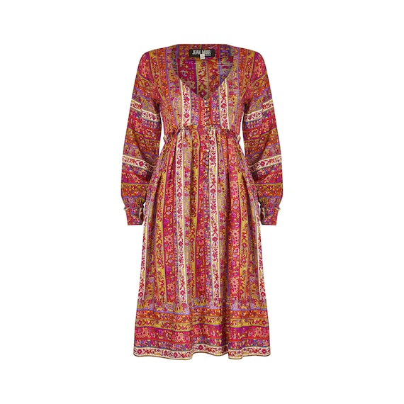 liberty print silk dress Liberty Silk Floral Dress