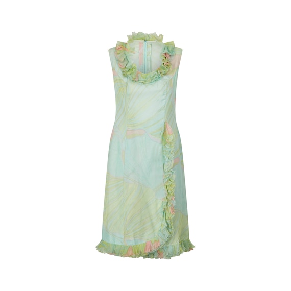 1960s Pretty Pastel Scarf Weight Pucci Shift Dress main image 1