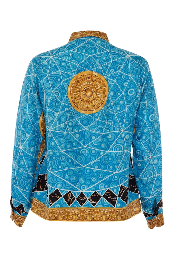 1960's Emilio Pucci Printed Silk Blouse Very Versace! - Etsy
