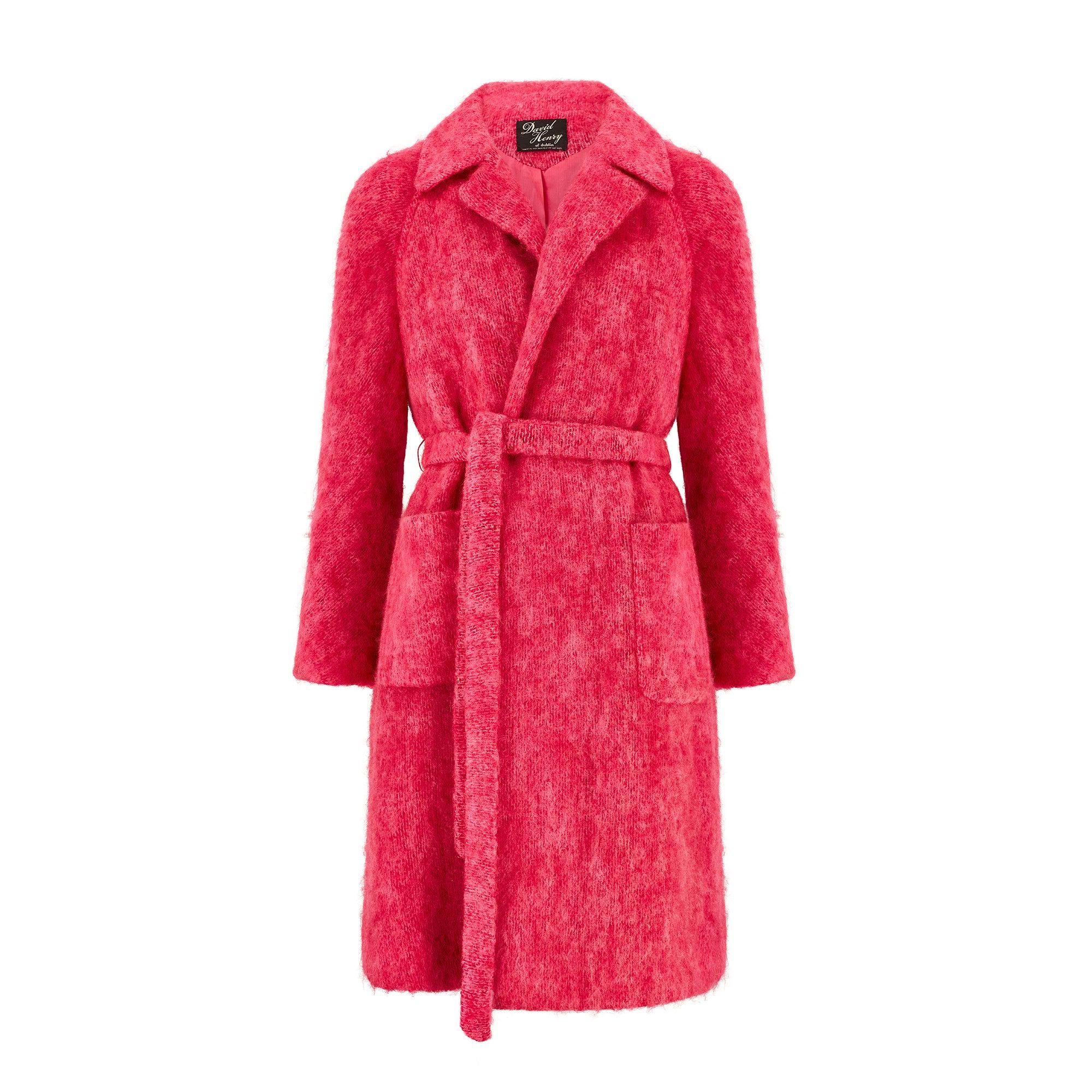1960s David Henry Fuchsia Irish Mohair Coat - Etsy UK