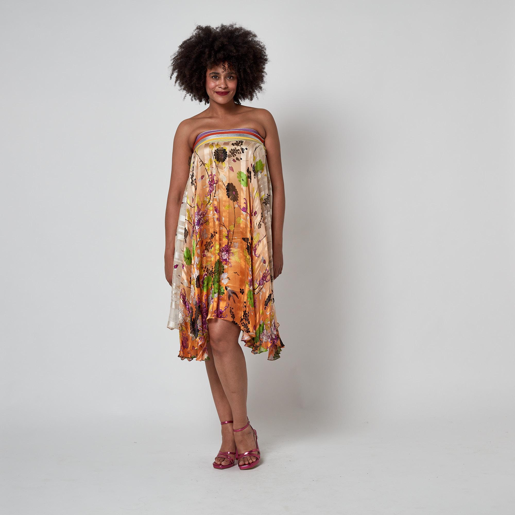 Jean Paul Gaultier Runway Documented Silk Floral Print Dress - Etsy