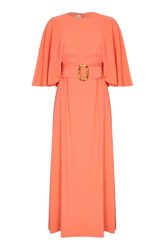 peach maxi dress uk