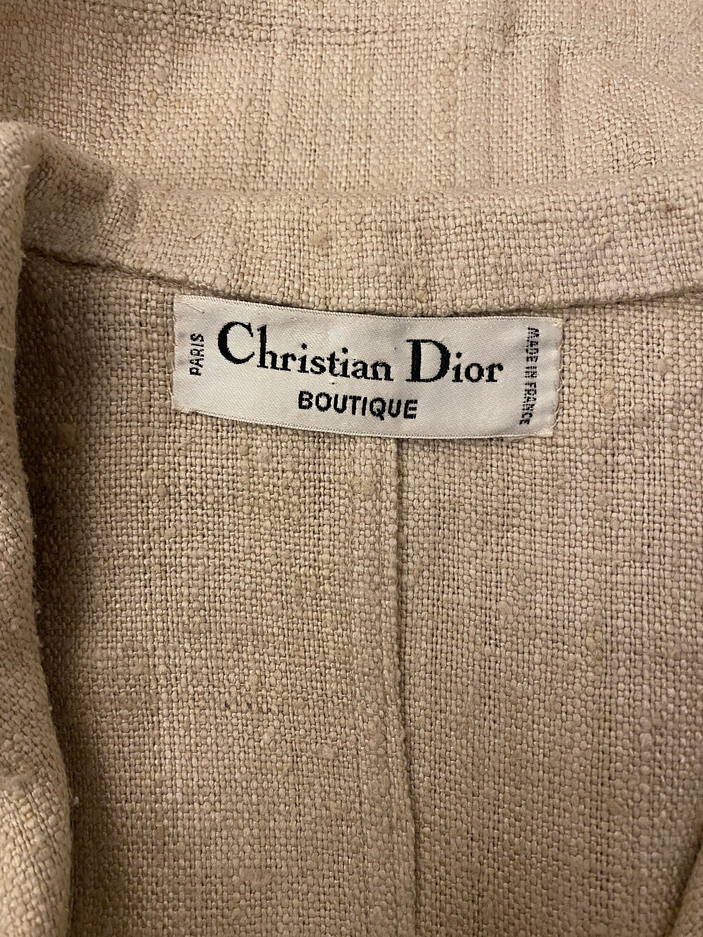 希少⭐︎クリスチャンディオール リネン ダブルブレストテーラードジャケット Christian Dior（テーラードジャケット）のフリマアイテム一覧
