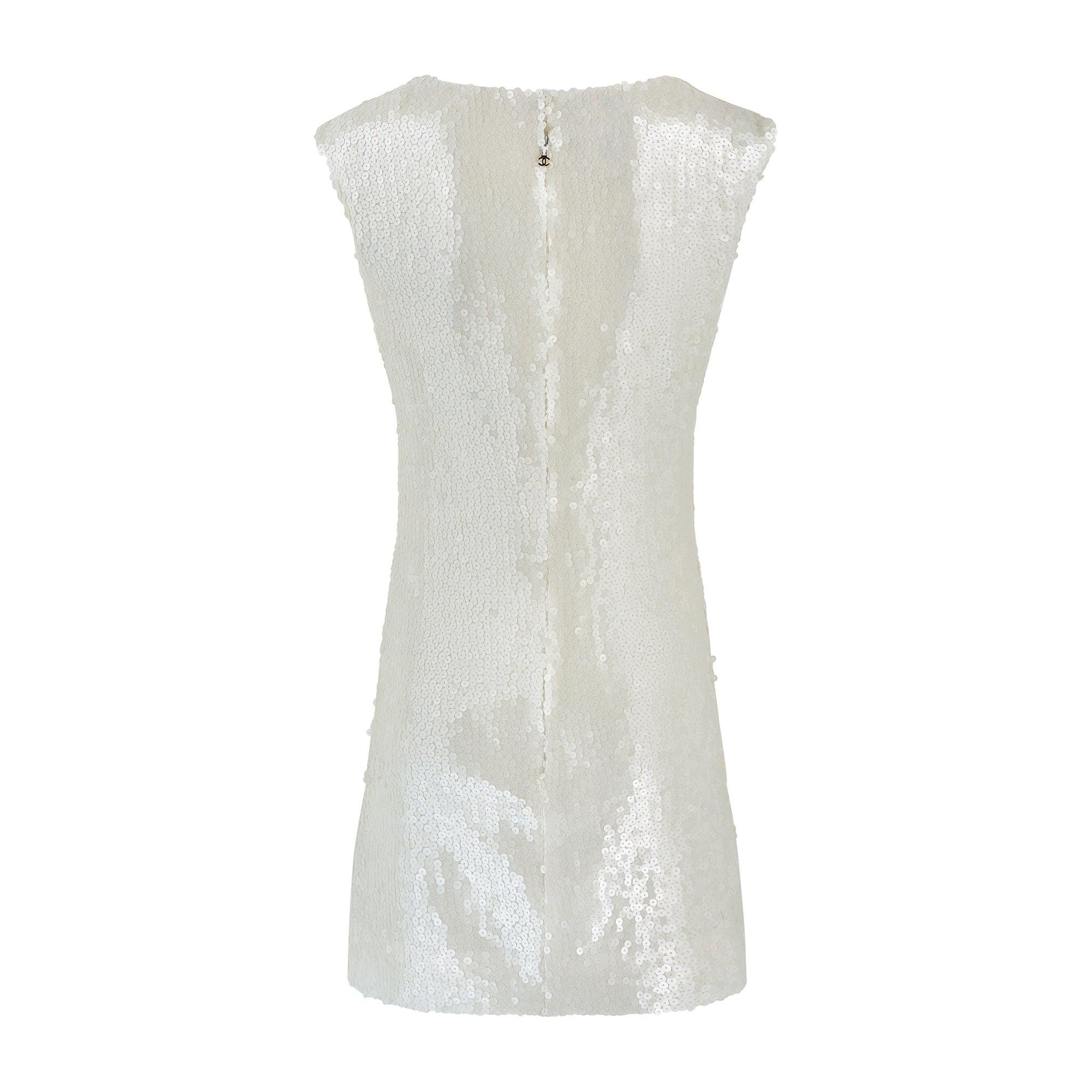 chanel white mini dress See Every Model Who's Worn the Iconic Chanel 'Wedding Dress' on the Runway