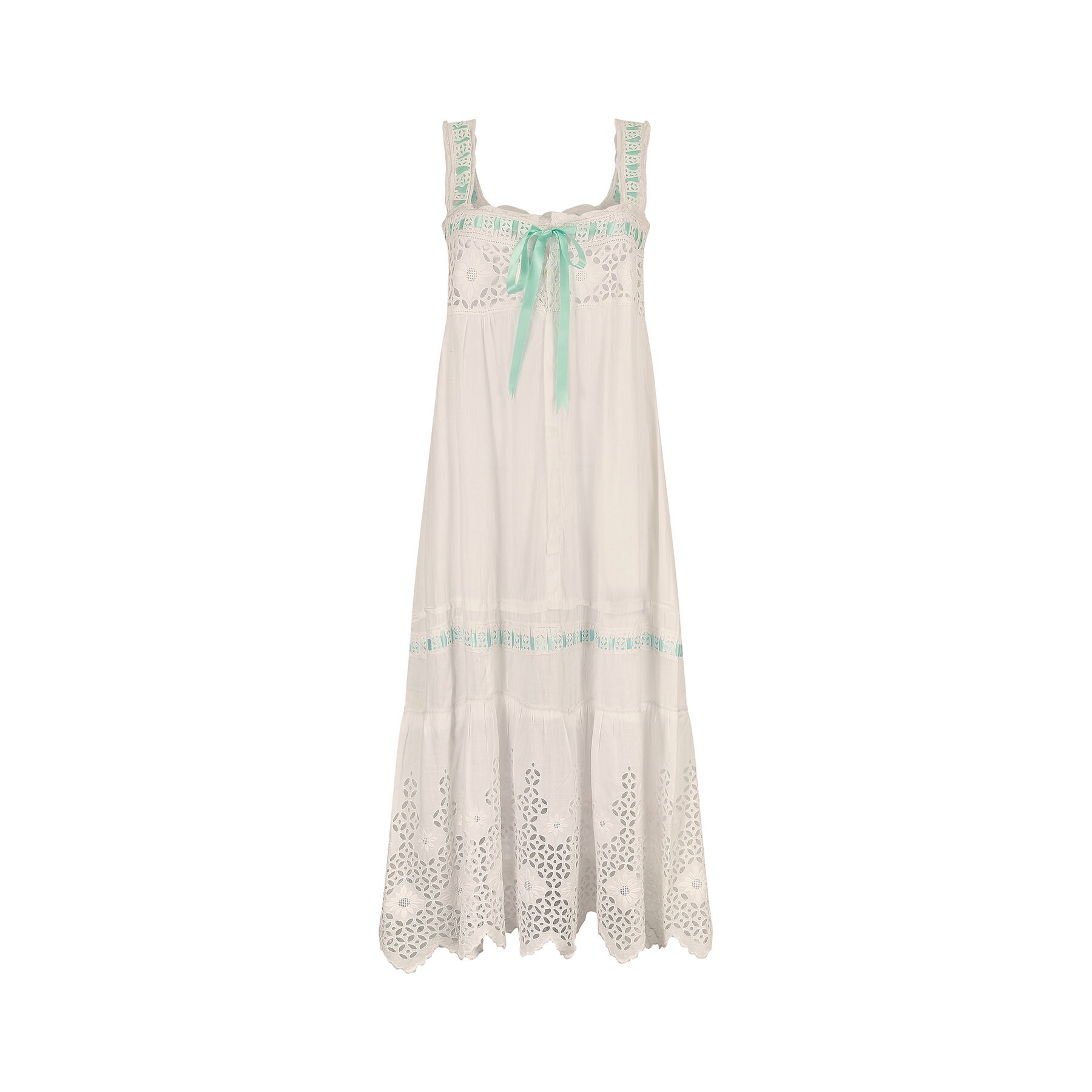 1920s White Cotton Eyelet Slip Dress - Etsy