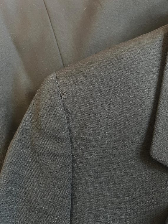 1990s Gianni Versace for Genny Black Jacket With Oversized Crystal