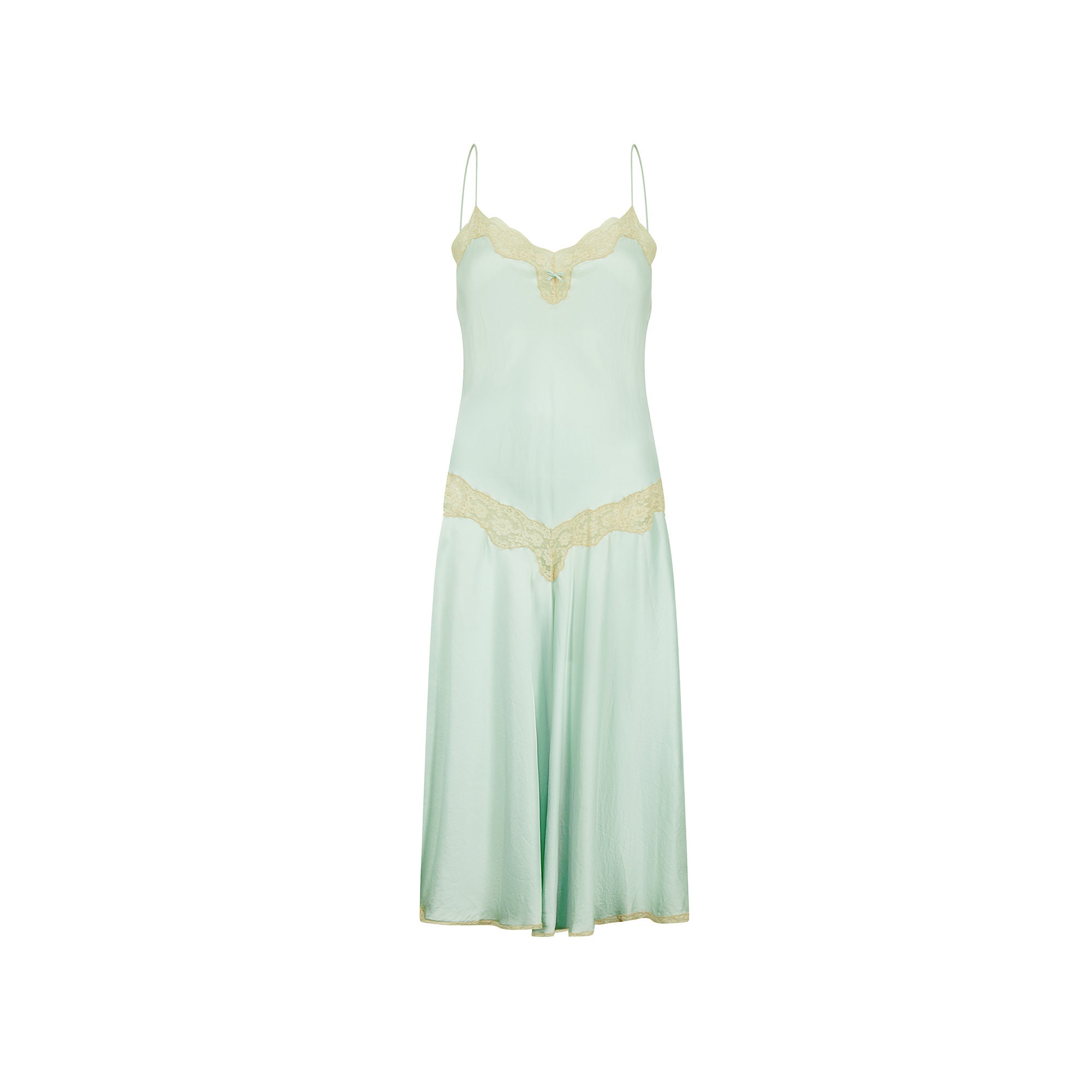 seafoam green lace dress Mint-Green Fairy Princess Dress with Scarf balletcore mint dress