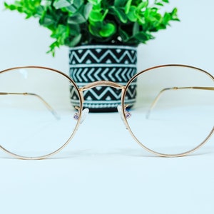 Round Classic Blue Light Blocking Glasses | Blue Light Glasses Circle Tortoise, Gold, Silver, Rose Gold | Gift Idea Student Mom Teen Fashion