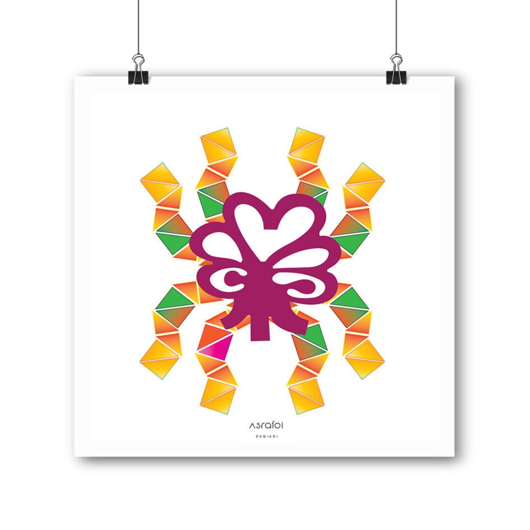 Asrafoi Contemporary African Wall Decor Etsy