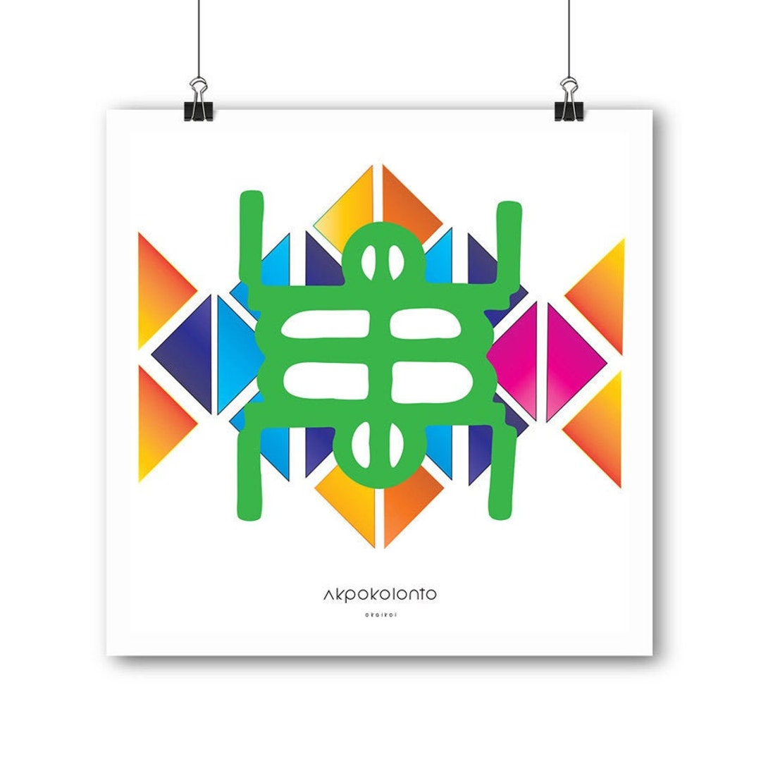 Akpoklonto Contemporary African, Wall Decor Etsy