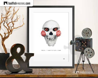 Skull Print, Alternative Movie Poster, Skull Art Illustration, Fine Quality Print, Cult Movie, Digital Wall Art, Movie Lovers Gift