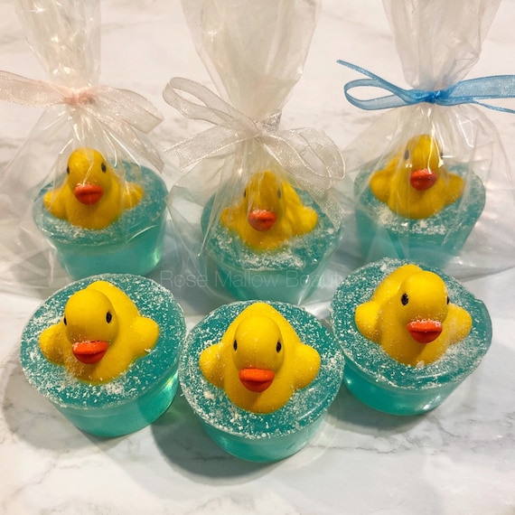 Mini Rubber Ducky Soap Favors Duck Baby Shower Or Birthday Etsy
