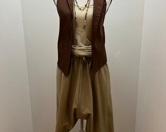 Parachute pants/genie pants and vest