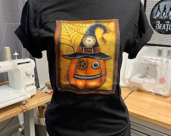Steampunk pumpkin T-shirt