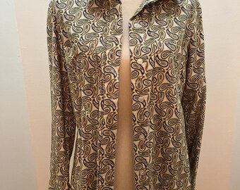 Ladies custom made flannel shirt