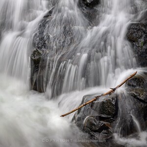 Steadfast / landscape color photograph, fine art, wall art, landscape photo, color photography, waterfall art, waterfall photo