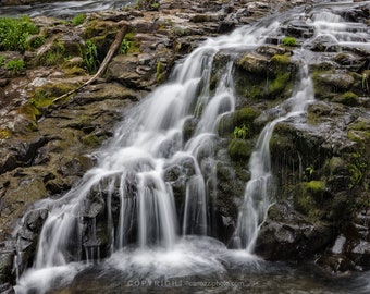 Wild Waters / landscape color photograph, fine art, wall art, landscape photo, color photography, waterfall art, waterfall photo