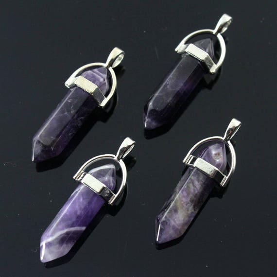 Faceted Natural Purple Sodalite Pendant,Bullet Shaped Pendants,Polished  Gemstone Pendant,Healing Crystal Pendant,Pendant Supply,Wholesale