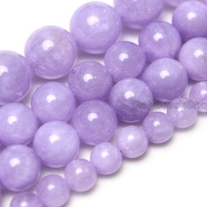 High Quality Natural Purple Jade Beads,Round Dyed Loose Jade Beads,Loose Purple Jade Beads,Wholesale Jade Beads,DIY-6mm 8mm 10mm-STN00202
