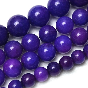 South Africa Purple Sugilite Chalcedony Gemstone Beads,Loose Purple Chalcedony Beads Supply,Gemstone Beads Wholesale,Jewelry Making-6/8/10mm