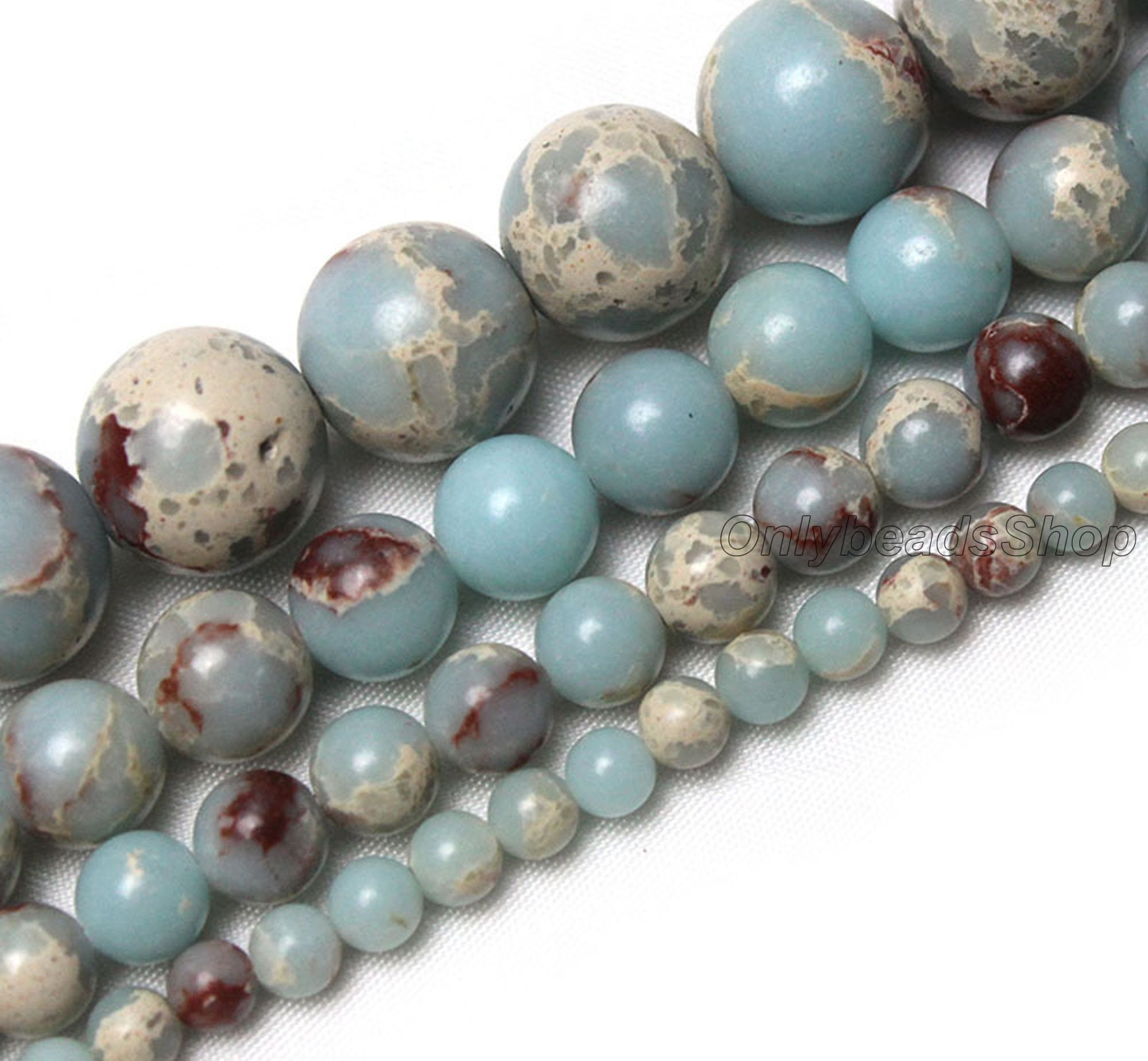Collana Perline Rotonde 100% Naturale 8/10/12 mm Pietra Preziosa Collana Perline Rotonde 100% Naturale 8/10/12 mm Pietra Preziosa