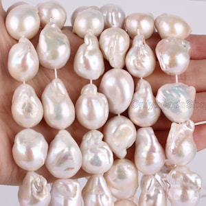 16-18x18-22mm High Quality Pearl,Genuine Freshwater Baroque Pearls,Loose Pearls Supplies,Flameball Pealrs,Pearls for Jewelry Making-YHZ002-2