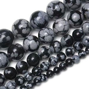 High Quality Alabaster Beads,Black White Gemstone,Semi Precious Gemstone,Loose Beads for DIY Jewelry,Wholesale-4mm 6mm 8mm 10mm 12mm-STN0042