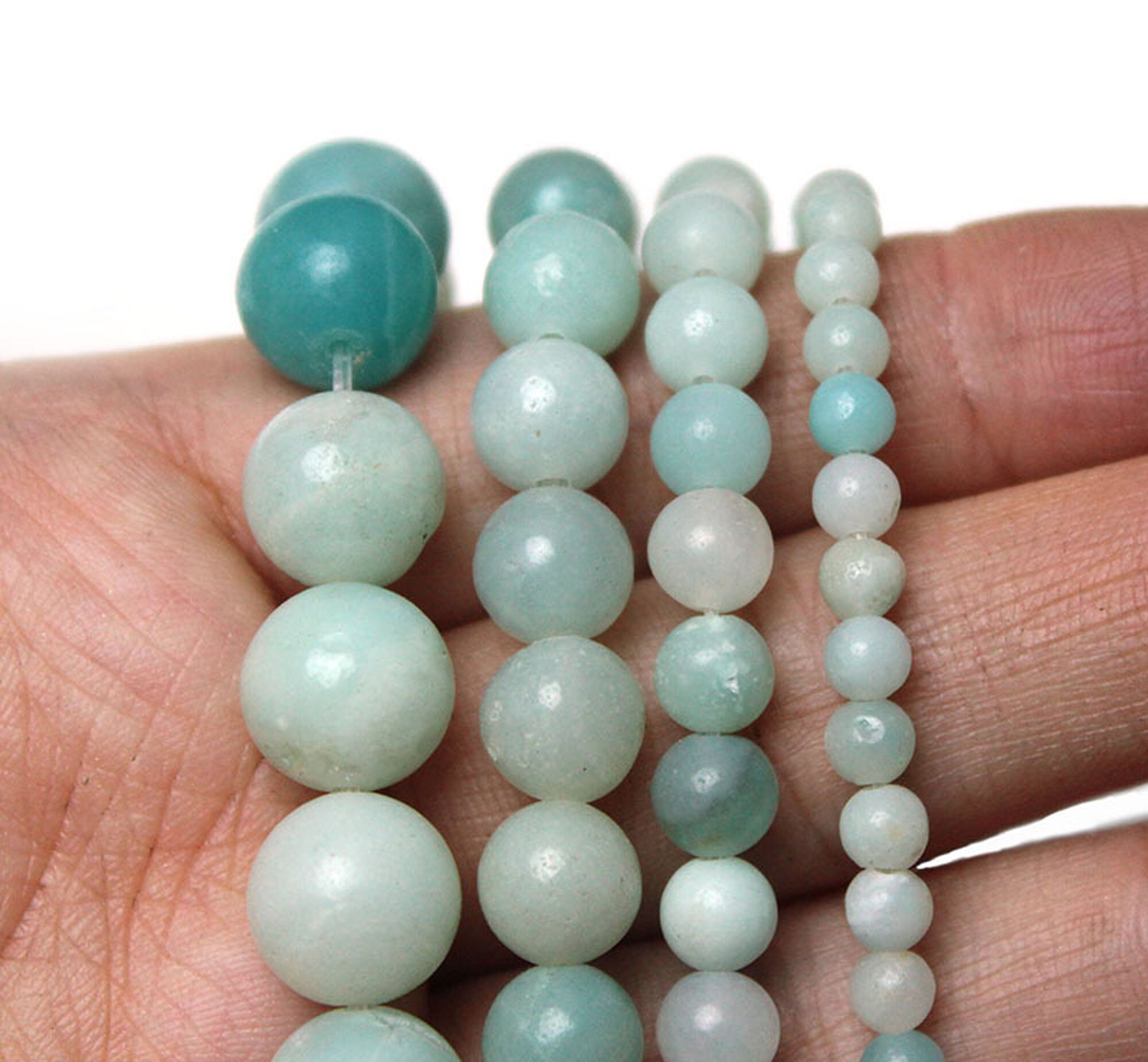 Natural Light Blue Amazonite,amazon Healing Gemstone,wholesale,diy ...