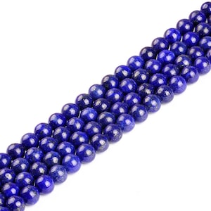 Natural Lapis Lazuli Gemstone Beads,Loose Semi Precious Beads,Lapis Lazuli for Jewelry Creation,Wholesale Lapis Lazuli-4/6/8/10/12mm-STN0044