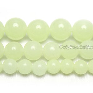 Pietra luminosa, pietra luminosa che si illumina al buio, perline a sfera fluorescenti, pietra che si illumina al buio, cristalli curativi, regali fai da te - 6 mm, 8 mm, 10 mm